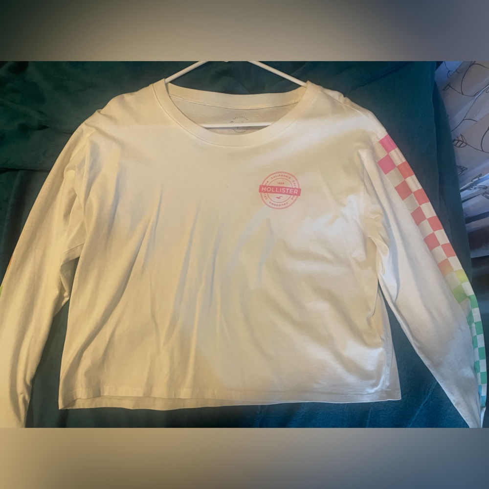 Checkered Rainbow Hollister Shirt